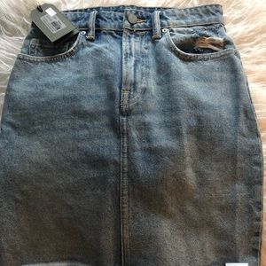 All Saints Kim denim mini skirt ✖️NWT